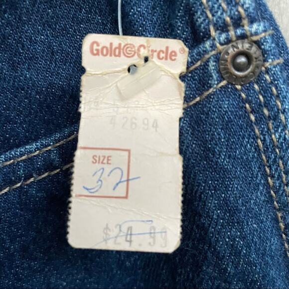 Calvin Klein Jeans Vintage Denim Stone Washed Juniors Size 9 USA Made Dead Stock - Picture 8 of 10